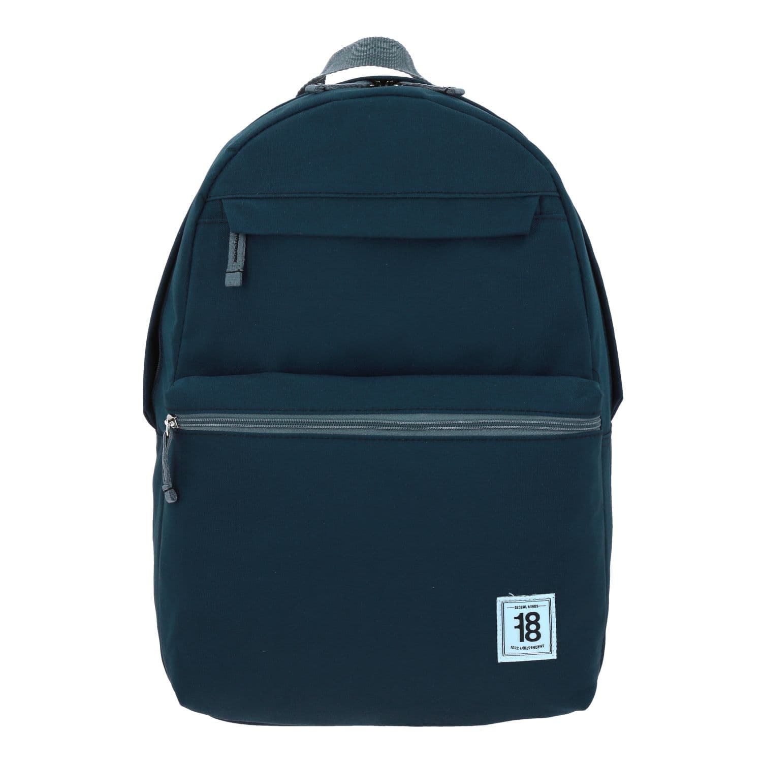 Mochila escolar juvenil 1818 by Chenson azul marino con doble bolsillo