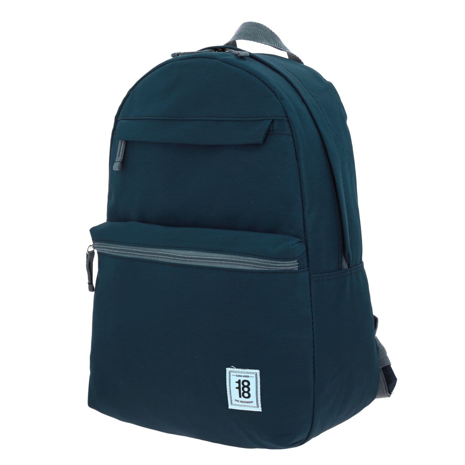 Mochila escolar juvenil 1818 by Chenson azul marino con doble bolsillo 2