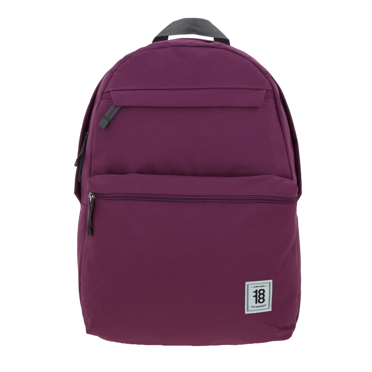 Mochila escolar juvenil 1818 by Chenson color violeta con doble bolsillo