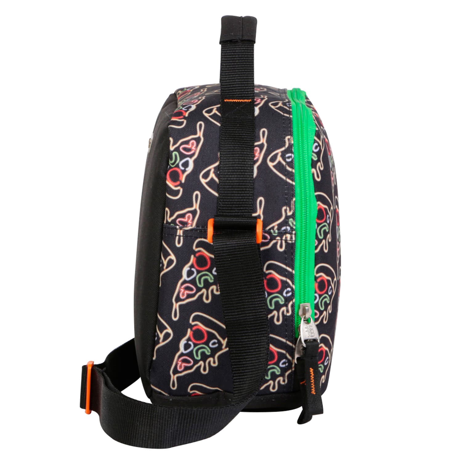 Lonchera escolar térmica 1818 by Chenson color negro - Amplio compartimento 2