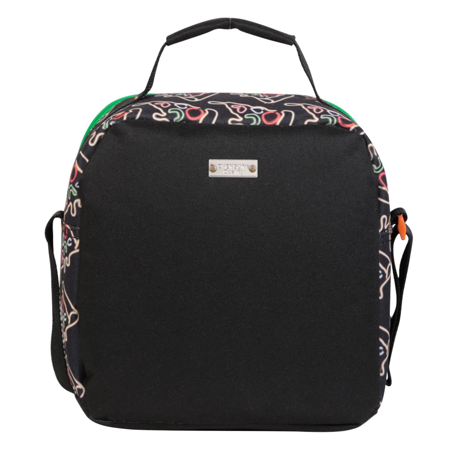 Lonchera escolar térmica 1818 by Chenson color negro - Amplio compartimento 3