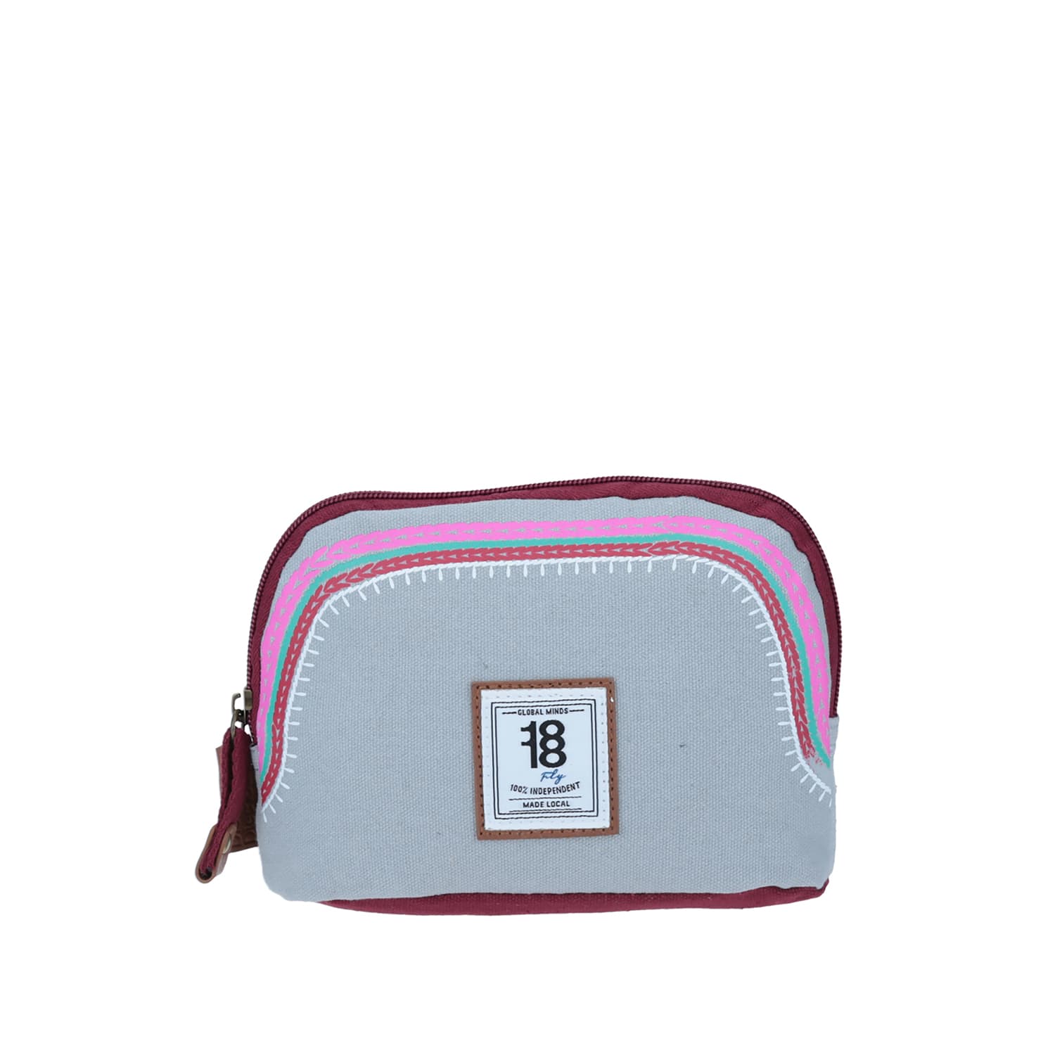 Lapicera escolar gris 1818 by Chenson con amplio compartimento