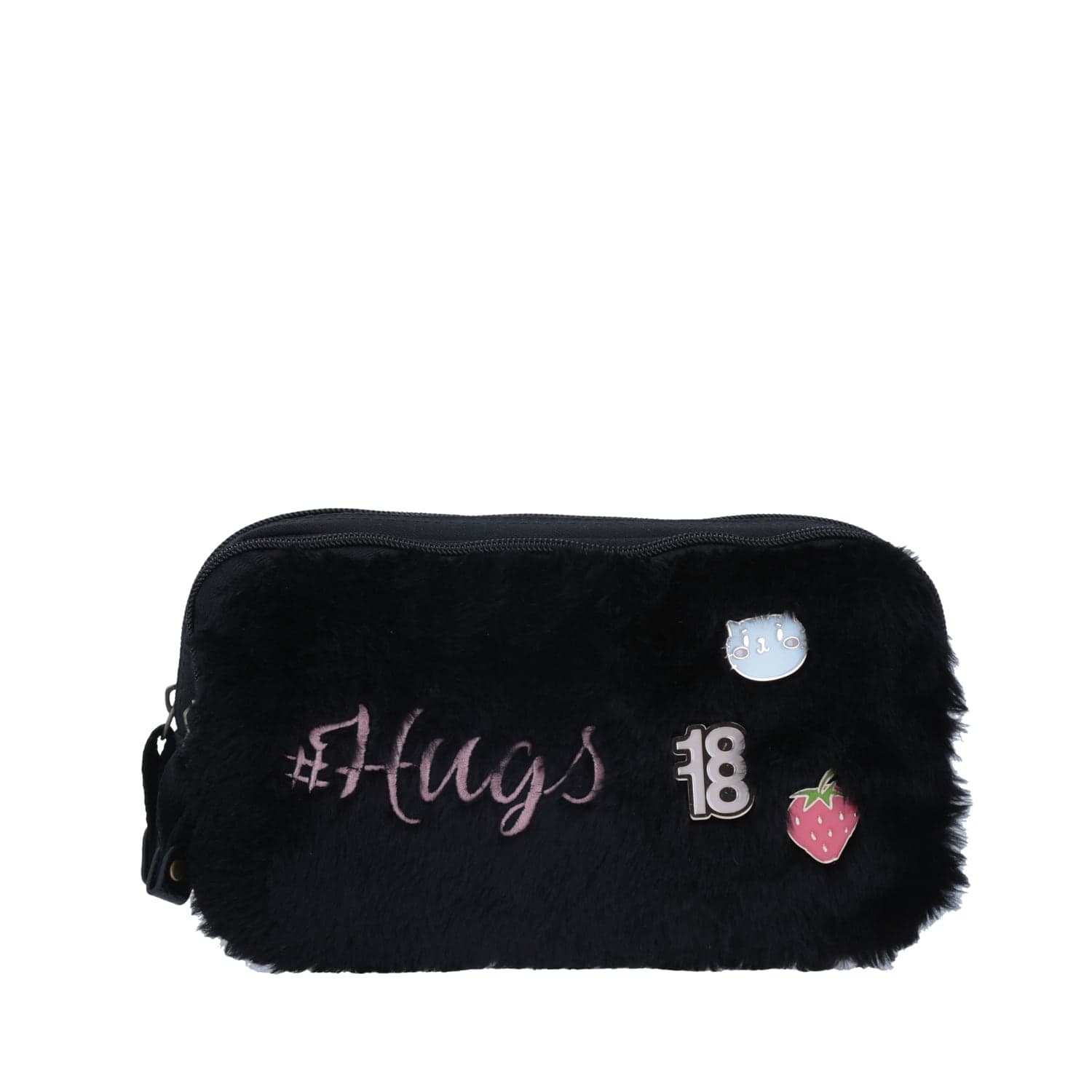 Lapicera escolar 1818 by Chenson negra con doble compartimento