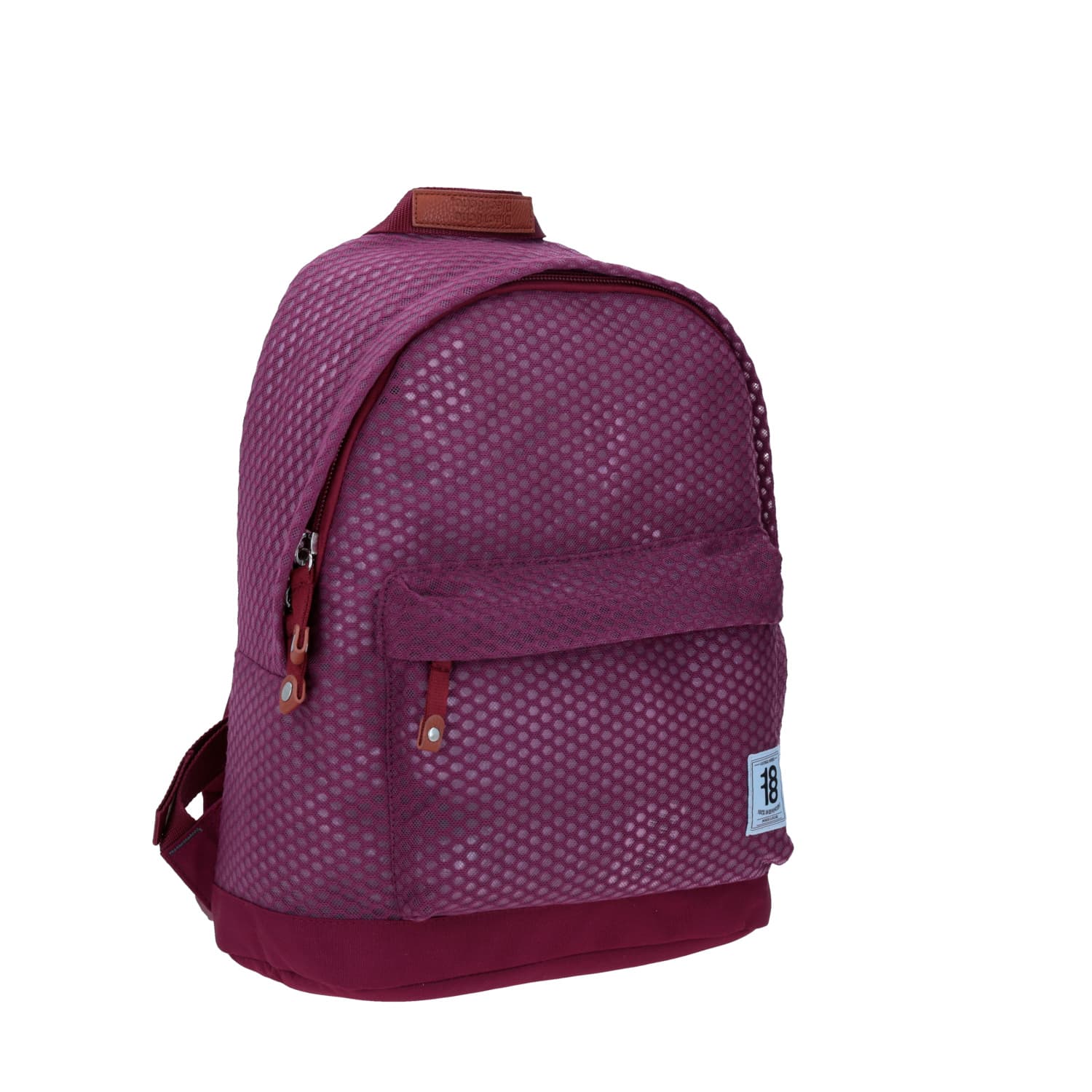 Mochila escolar juvenil 1818 by Chenson magenta con porta laptop 4