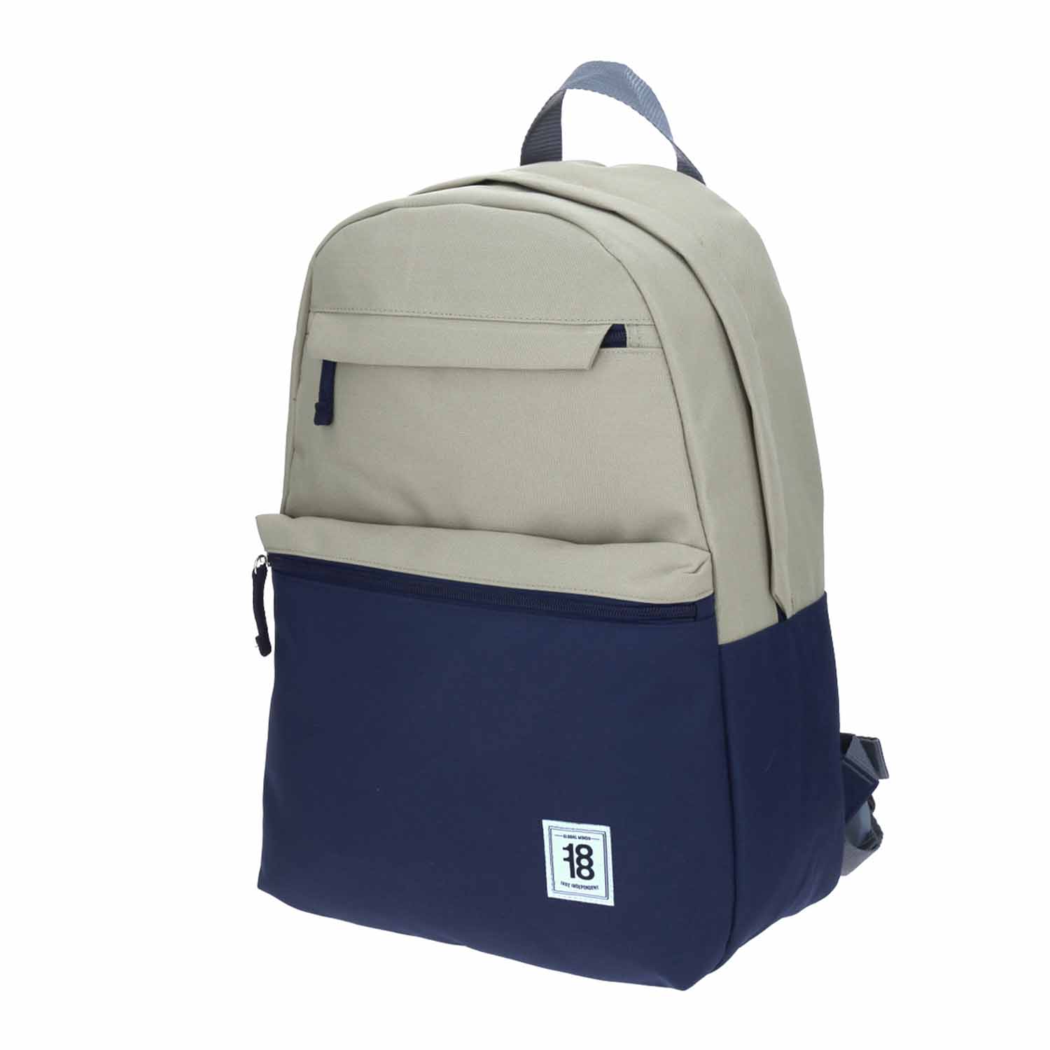 Mochila juvenil 1818 by Chenson beige con amplio compartimento 2