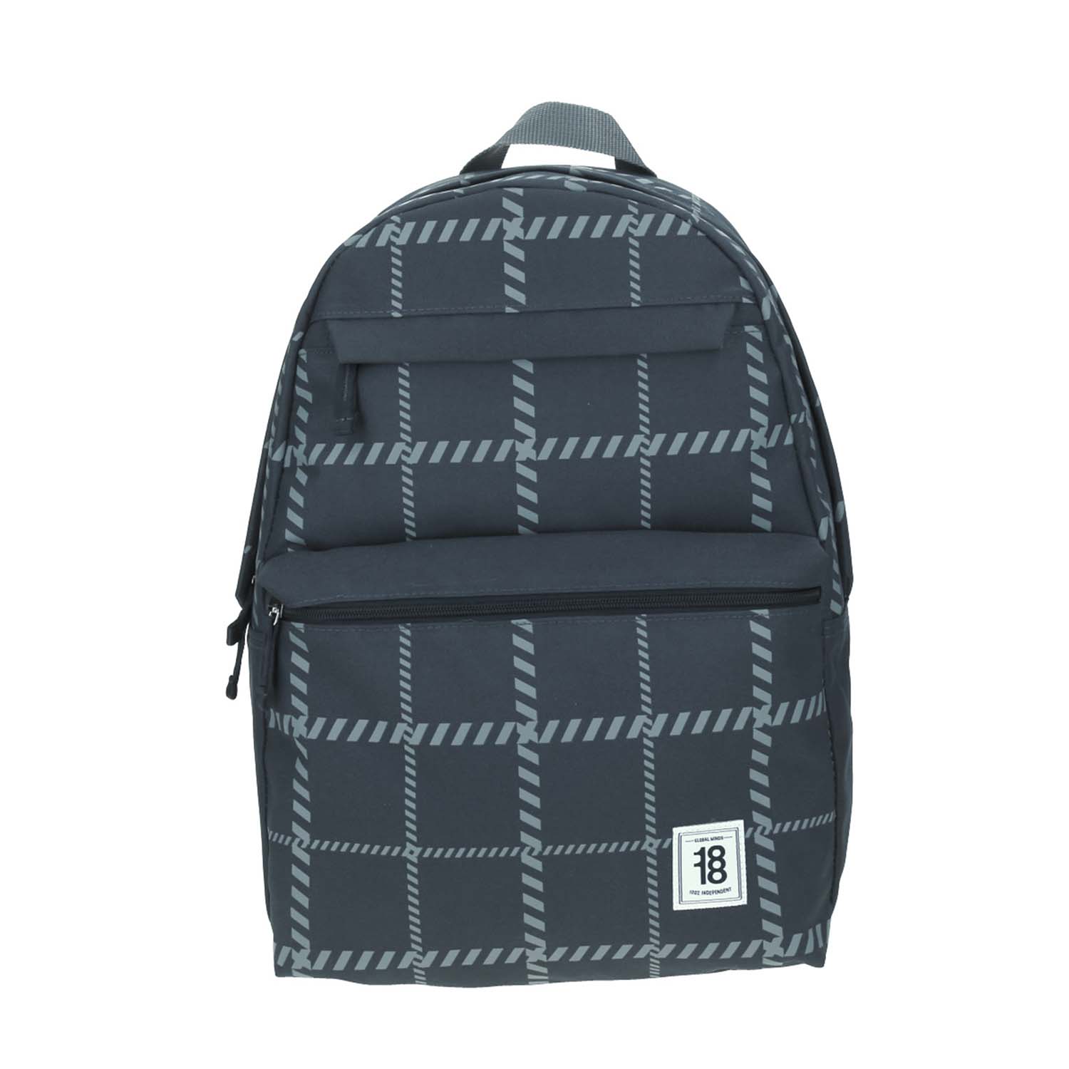 Mochila escolar juvenil 1818 by Chenson gris con amplio compartimento