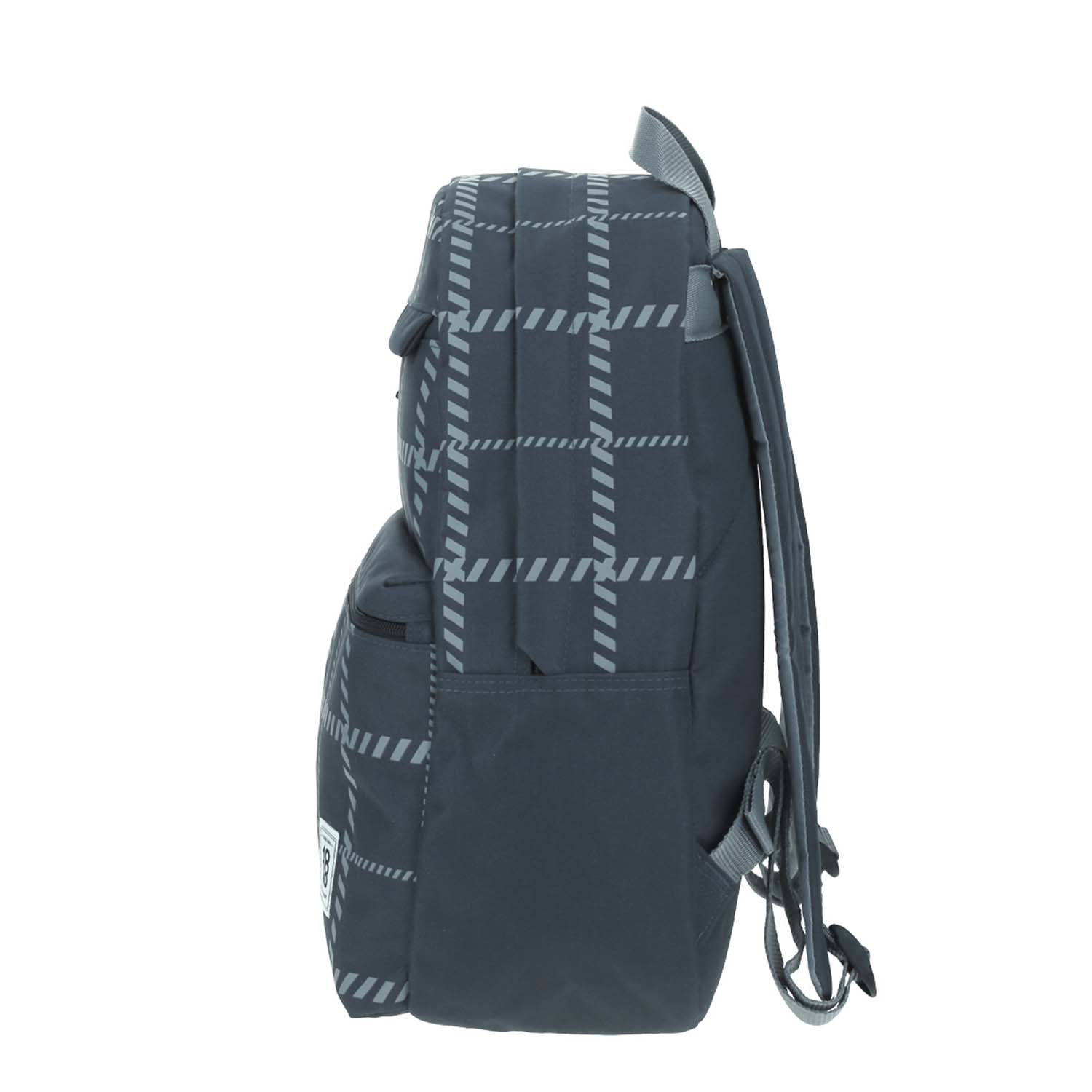 Mochila escolar juvenil 1818 by Chenson gris con amplio compartimento 3