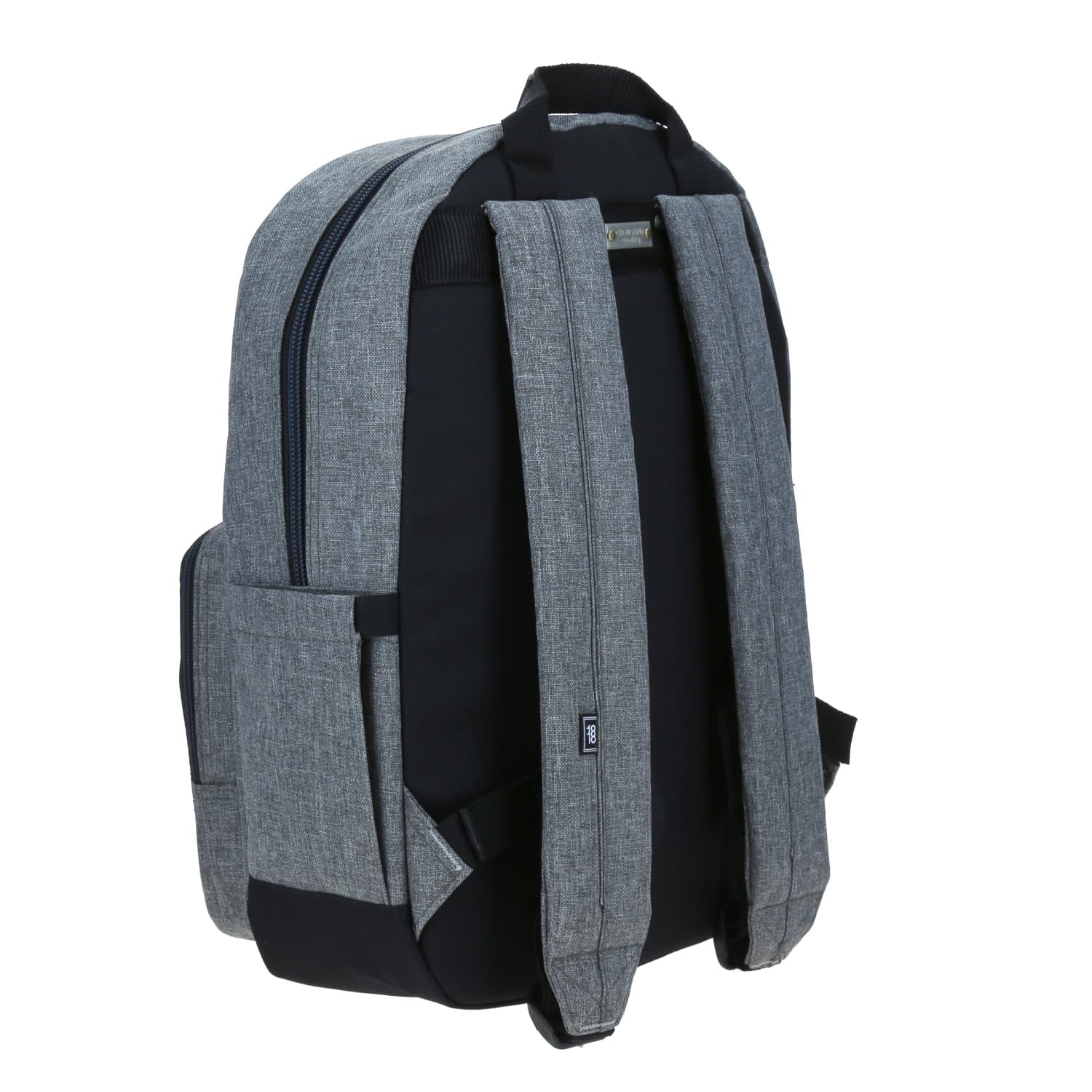 Mochila escolar juvenil 1818 by Chenson gris con amplio compartimento 4
