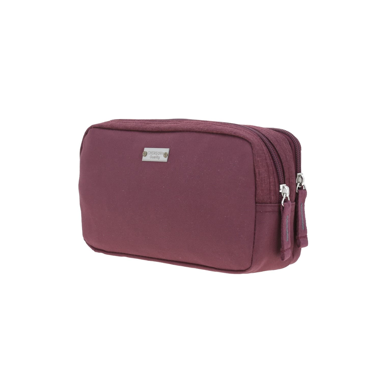 Lapicera escolar 1818 by Chenson magenta con doble compartimento 5