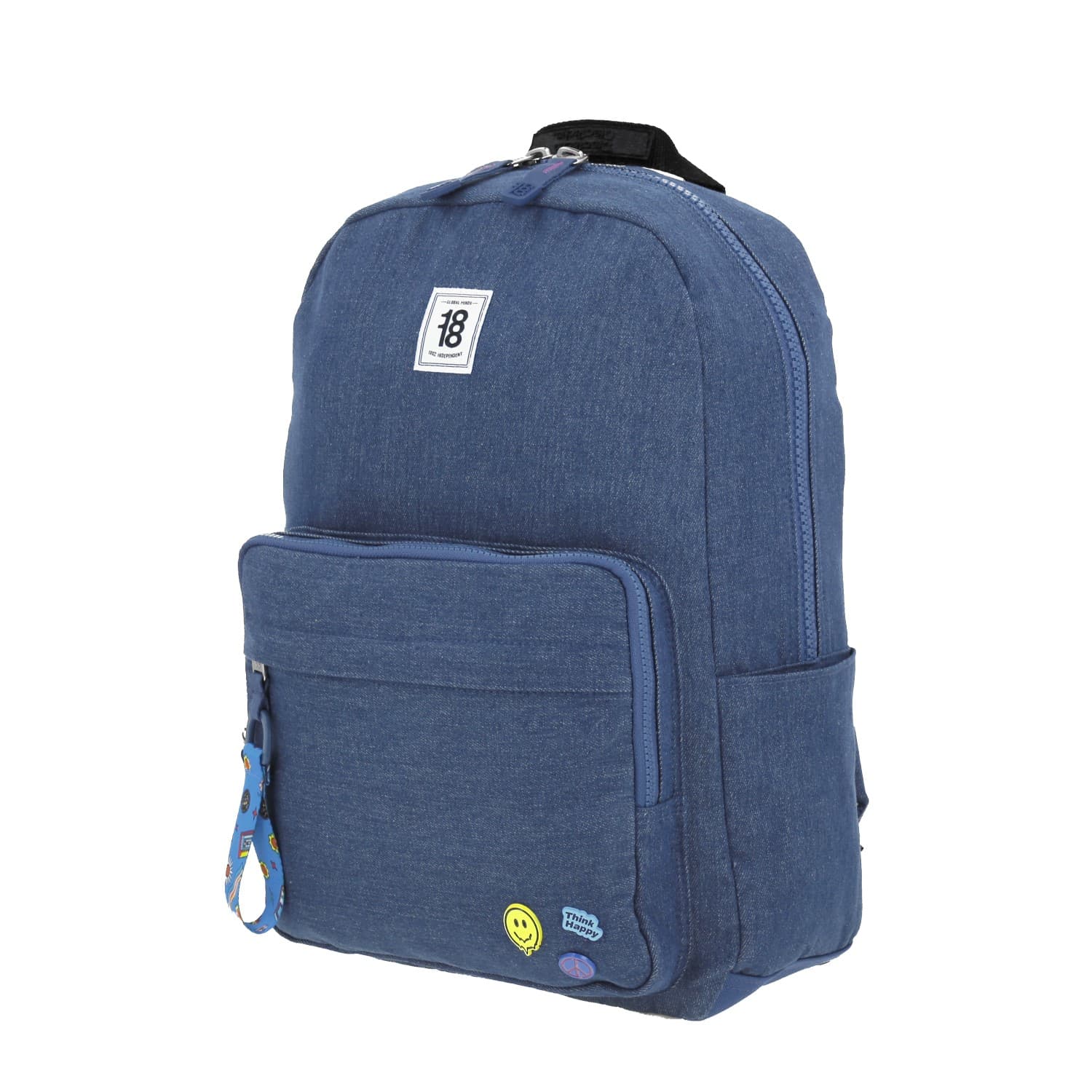 Mochila juvenil 1818 by Chenson azul con porta laptop y organizador 2