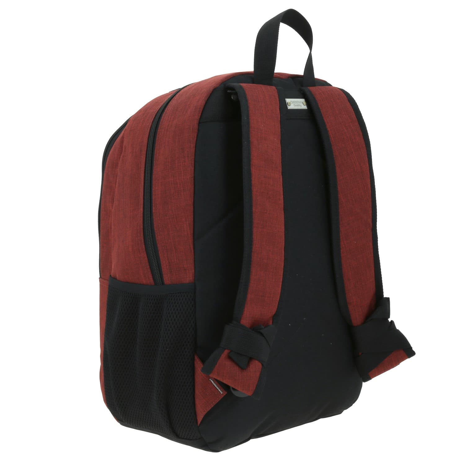 Mochila juvenil 1818 by Chenson magenta con porta laptop y amplios compartimentos 3