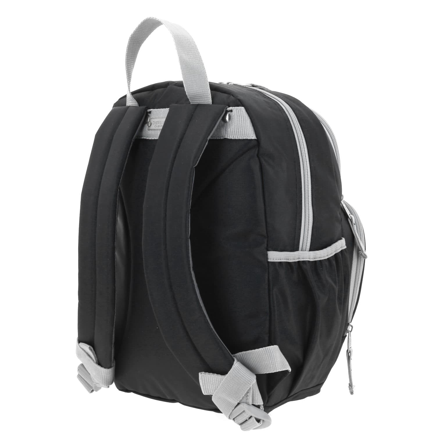 Mochila escolar juvenil 1818 by Chenson negra con amplio espacio 5