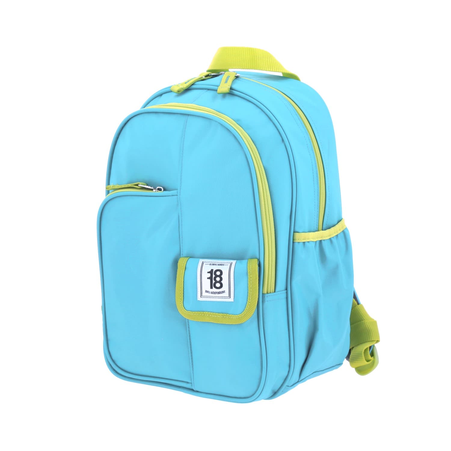 Mochila escolar juvenil 1818 by Chenson turquesa con amplios compartimentos 2