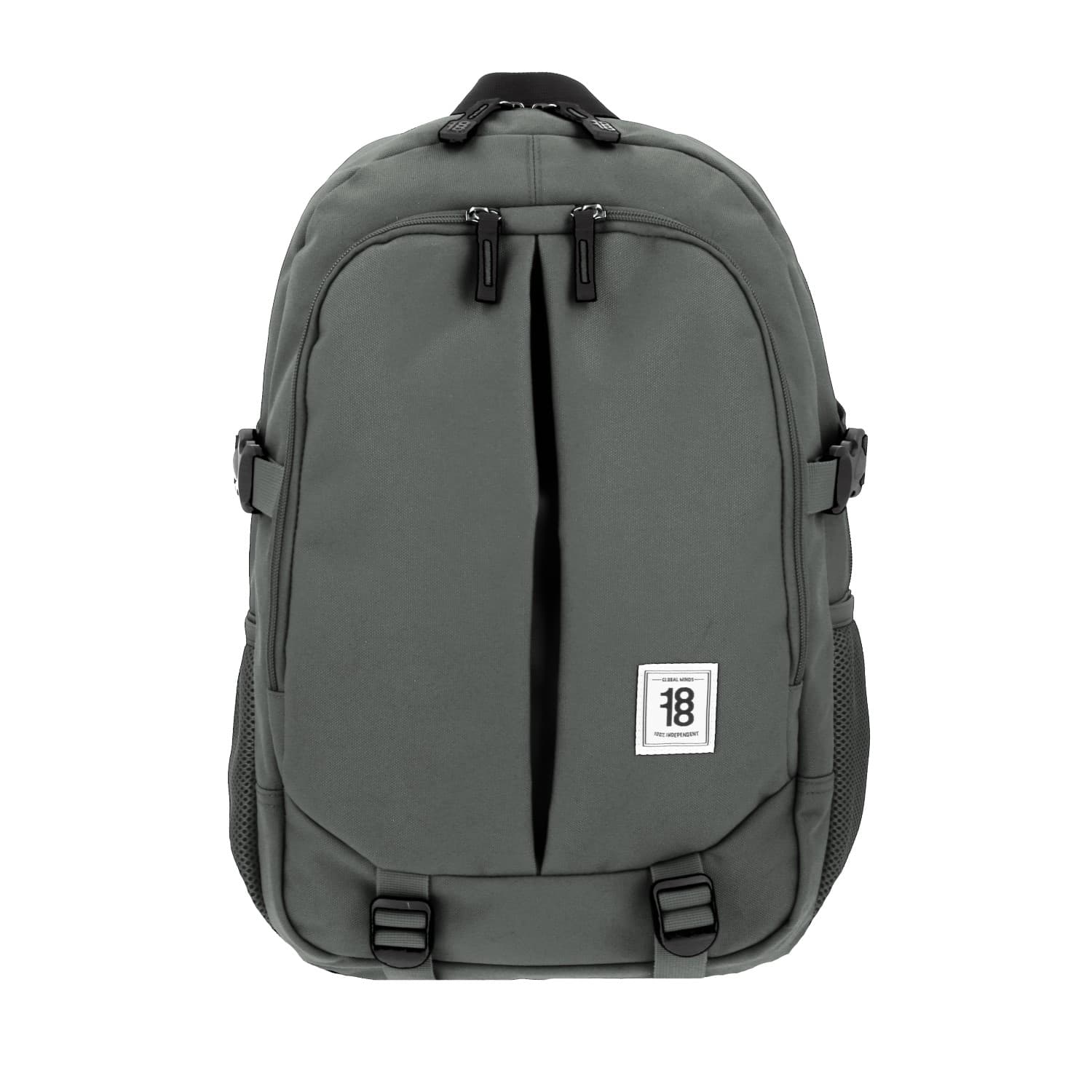 Mochila juvenil 1818 by Chenson gris con amplio compartimento