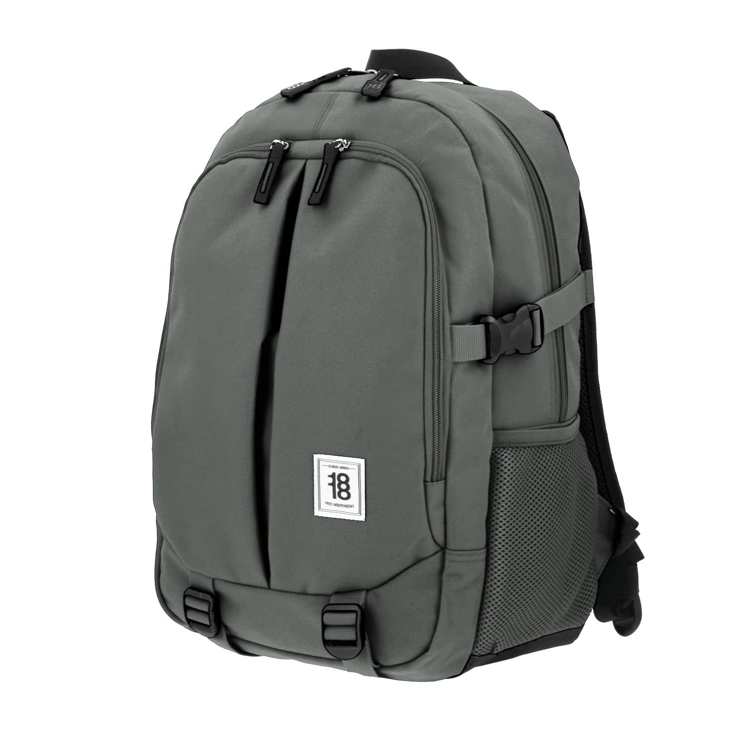 Mochila juvenil 1818 by Chenson gris con amplio compartimento 2