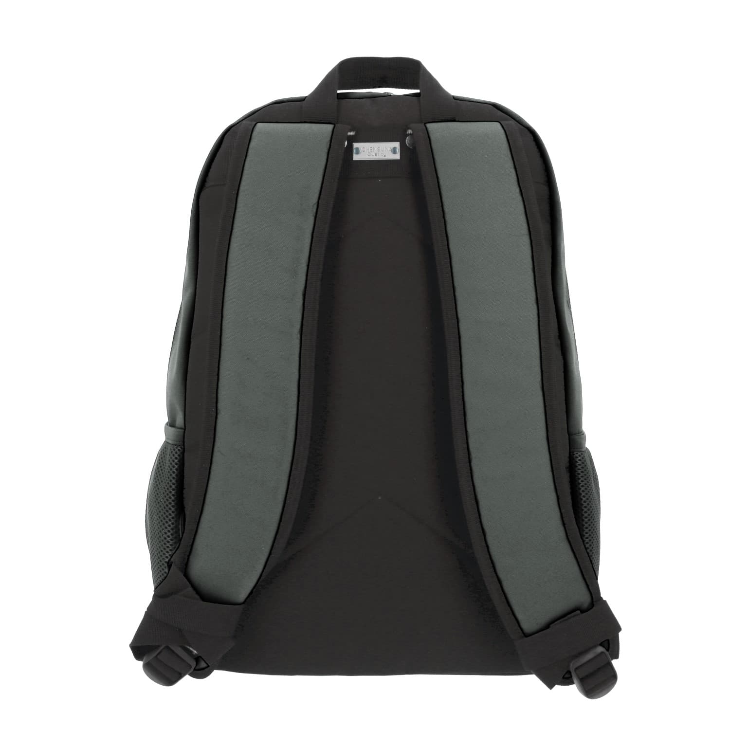 Mochila escolar juvenil 1818 by Chenson color gris con amplios compartimentos 4