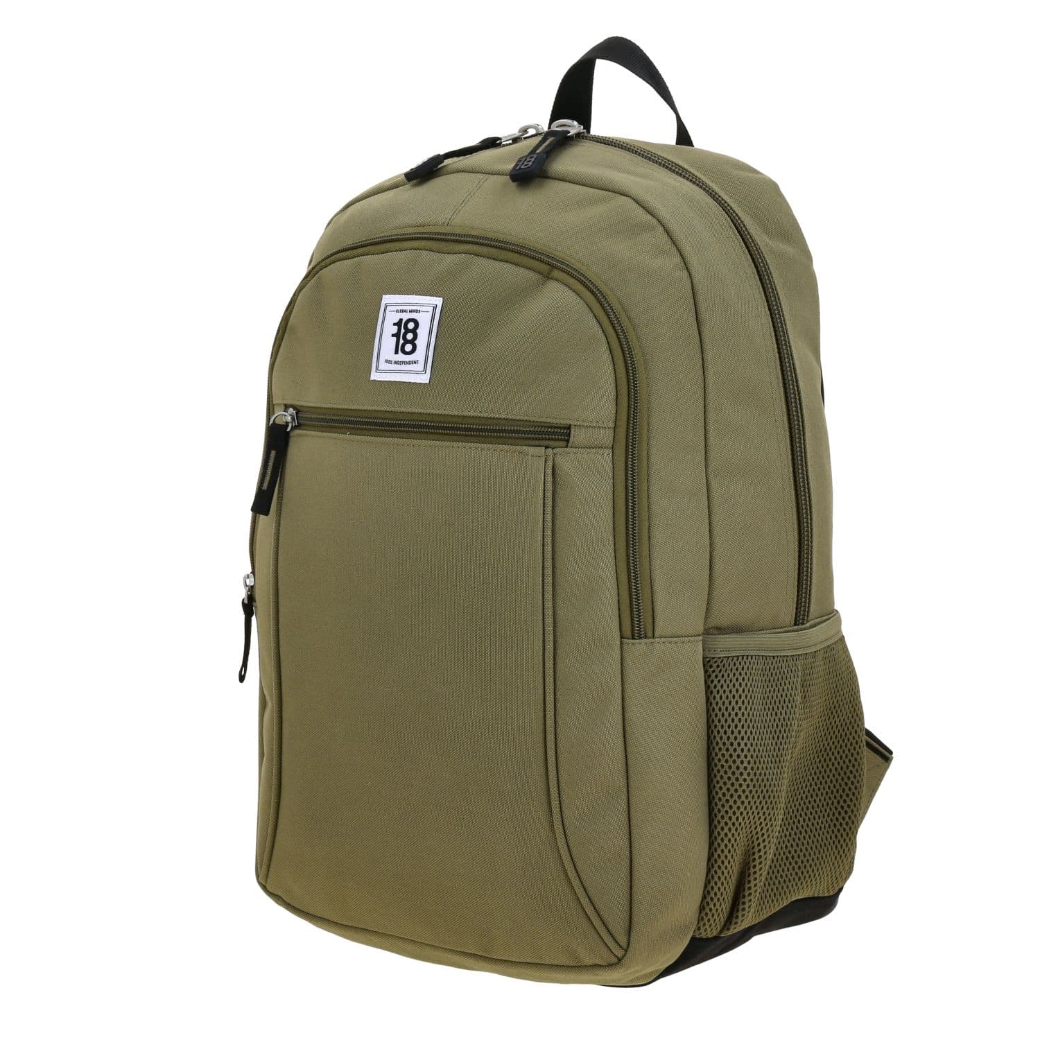 Mochila escolar juvenil 1818 by Chenson Verde Seco con amplio compartimento 2