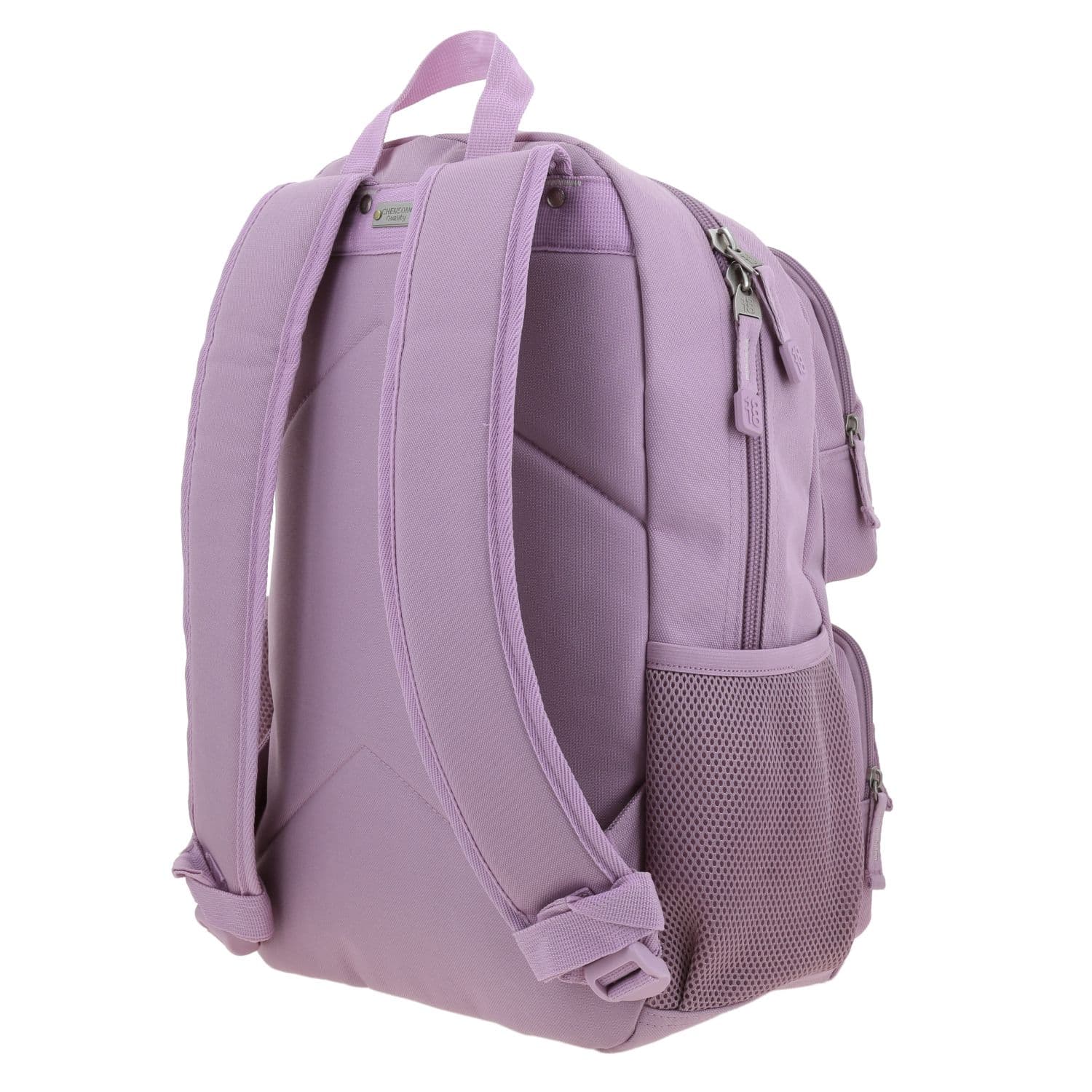 Mochila escolar juvenil 1818 by Chenson rosa con amplio espacio y estilo 5