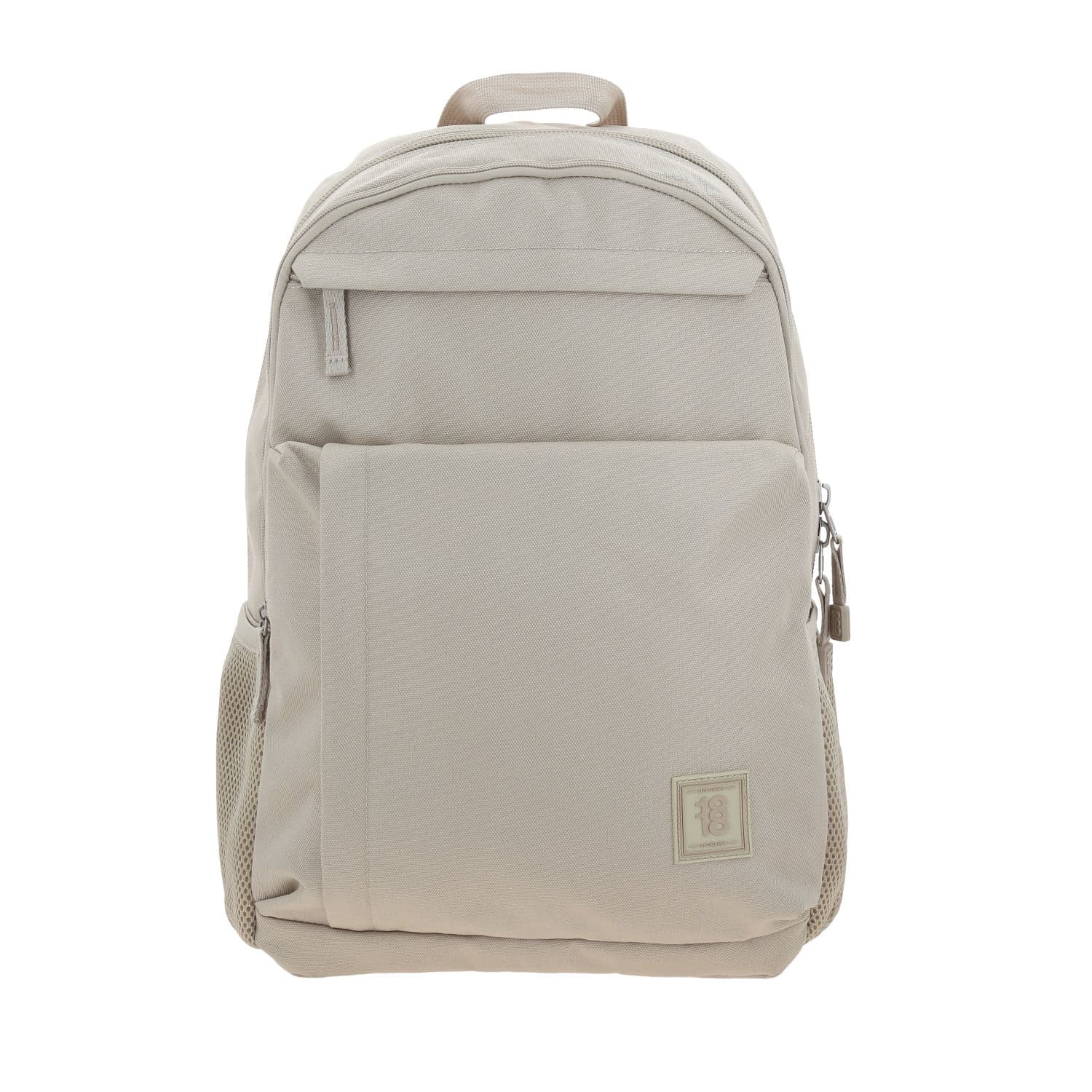 Mochila escolar juvenil 1818 by Chenson beige con amplio compartimento