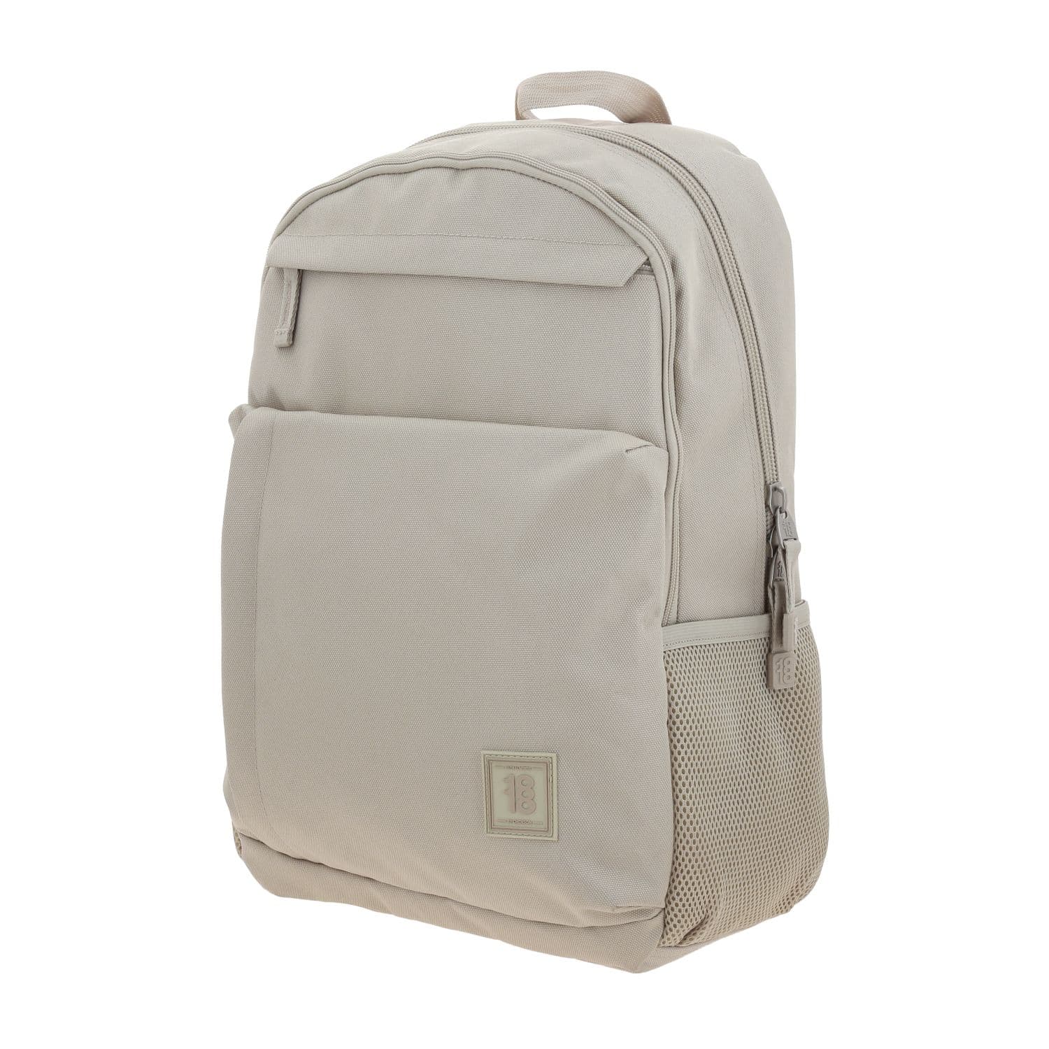 Mochila escolar juvenil 1818 by Chenson beige con amplio compartimento 2
