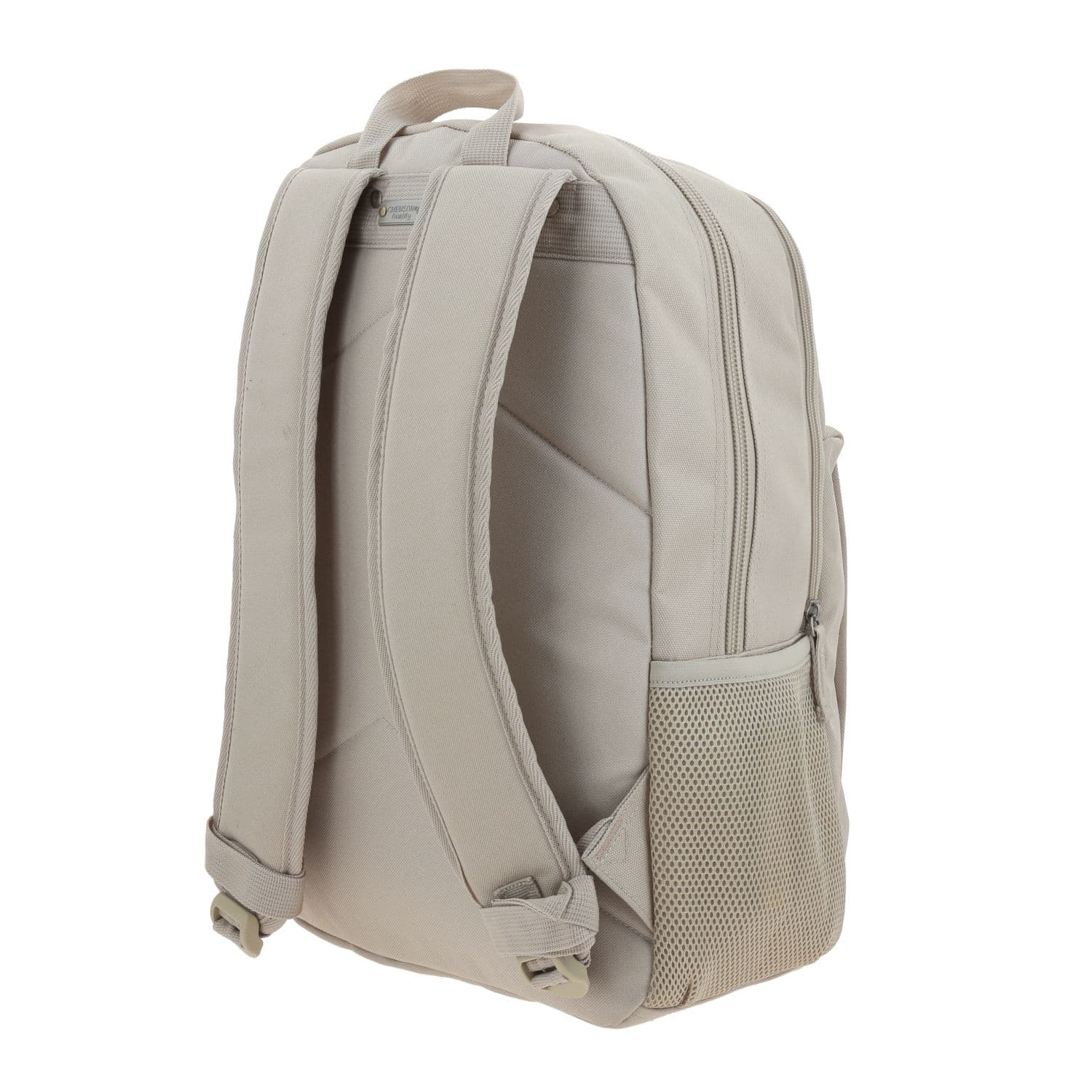 Mochila escolar juvenil 1818 by Chenson beige con amplio compartimento 5