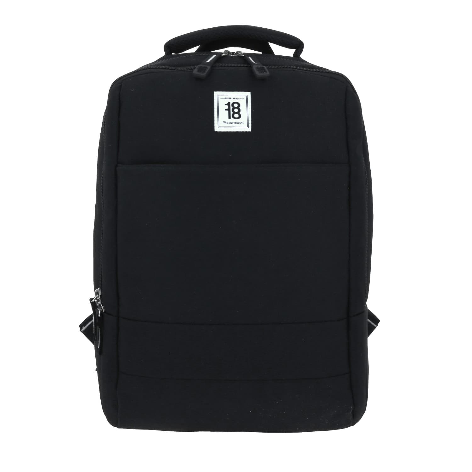 Mochila escolar juvenil 1818 by Chenson negra con amplio compartimento