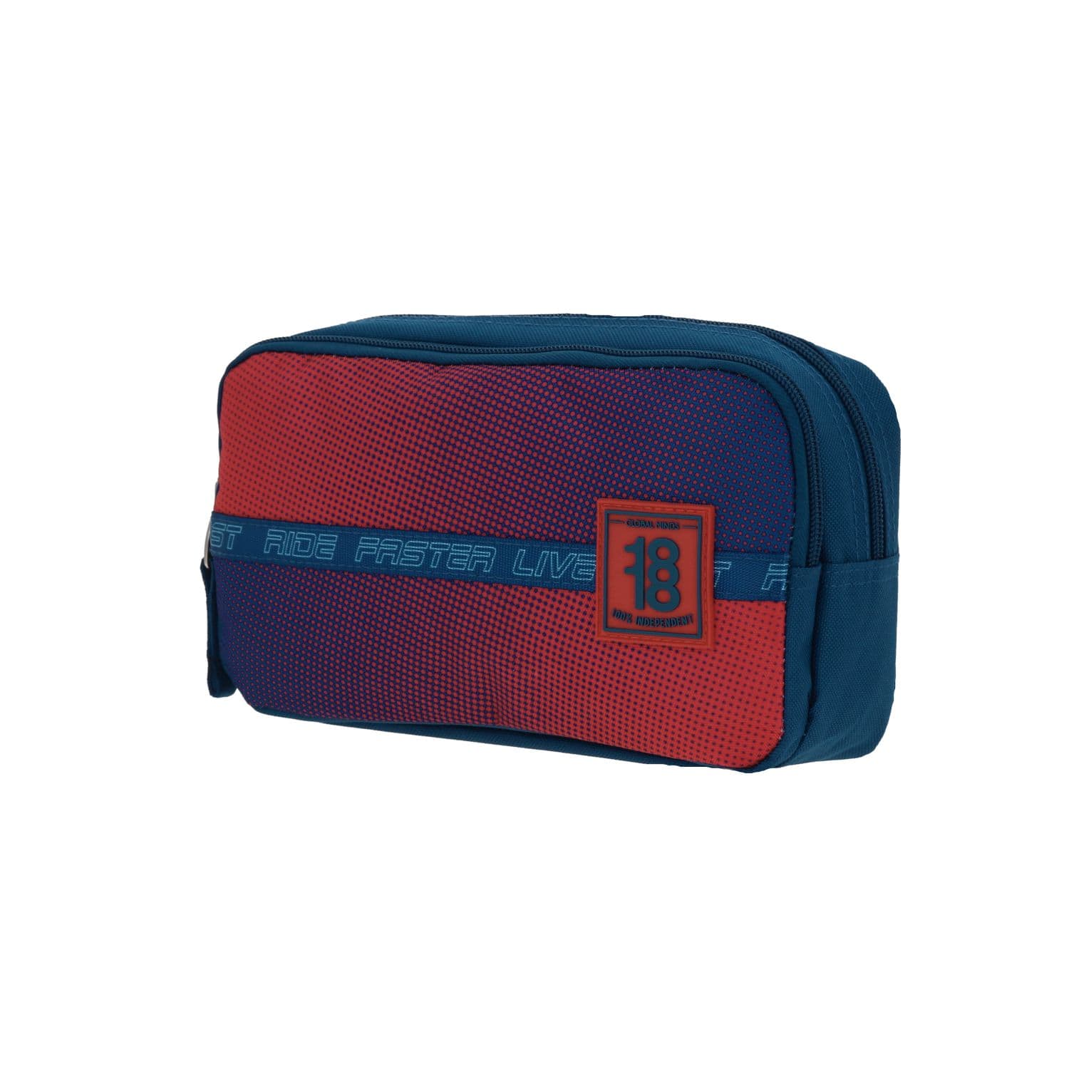 Lapicera 1818 by Chenson azul con doble compartimento para jóvenes 2