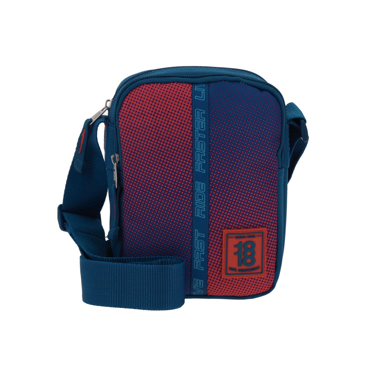 Bolsa de Lado 1818 by Chenson Azul Juvenil con Amplio Compartimento