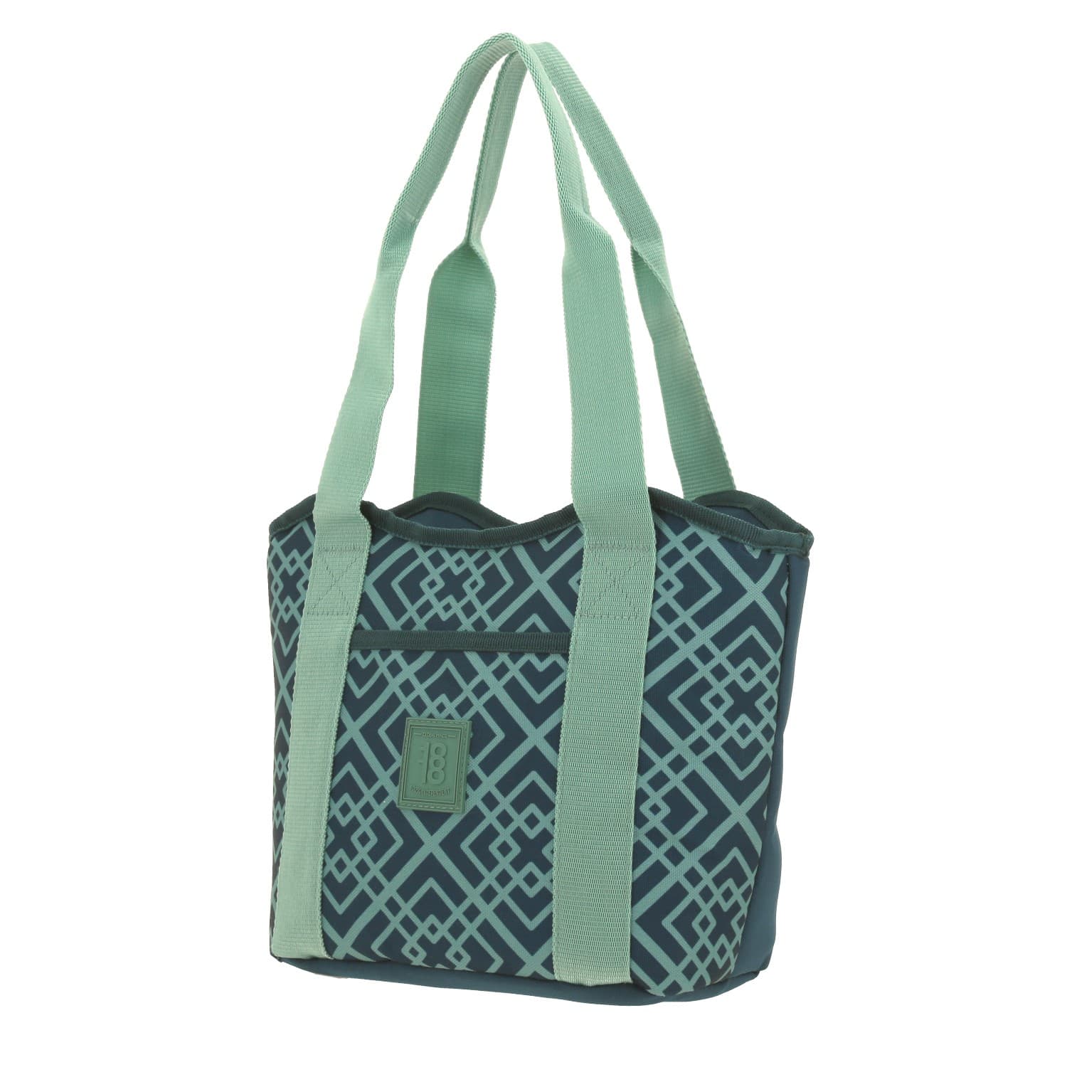 Lonchera escolar térmica 1818 by Chenson color verde para jóvenes 2