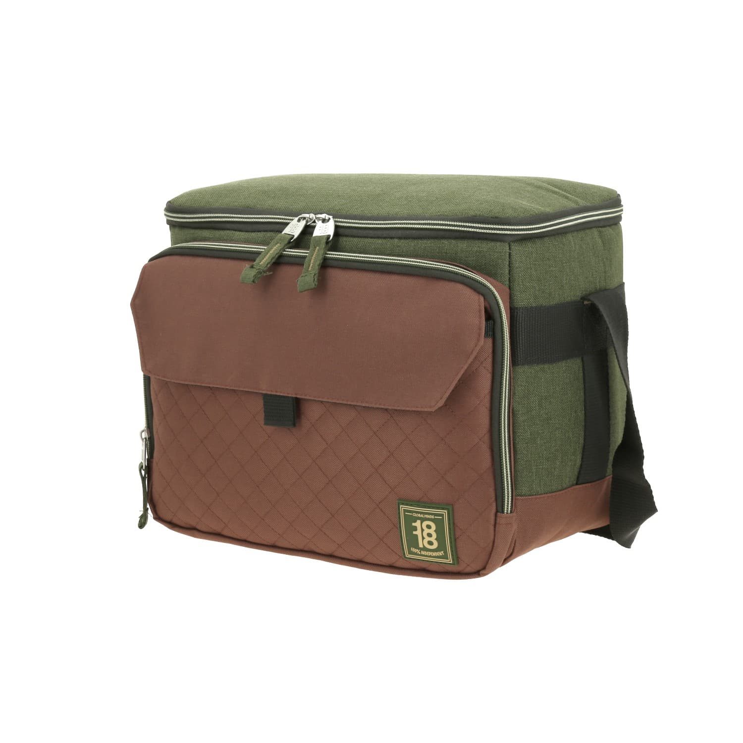 Lonchera escolar térmica 1818 by Chenson verde seco con diseño juvenil 2