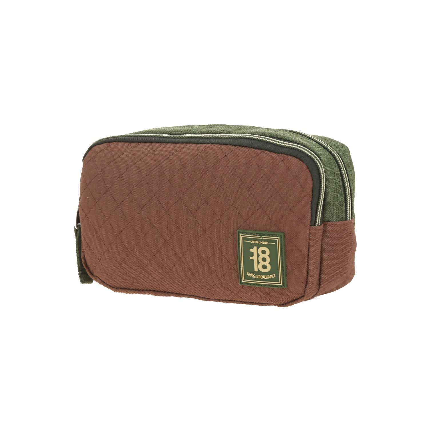 Lapicera juvenil 1818 by Chenson verde seco con doble compartimento 2