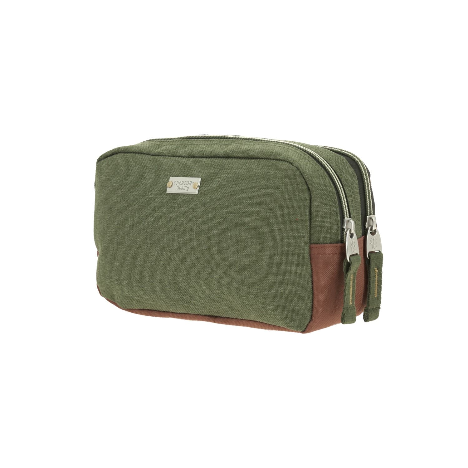 Lapicera juvenil 1818 by Chenson verde seco con doble compartimento 5