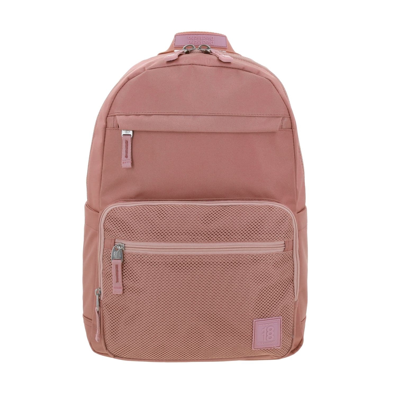 Mochila juvenil 1818 by Chenson café/oro rosa con amplio espacio y estilo