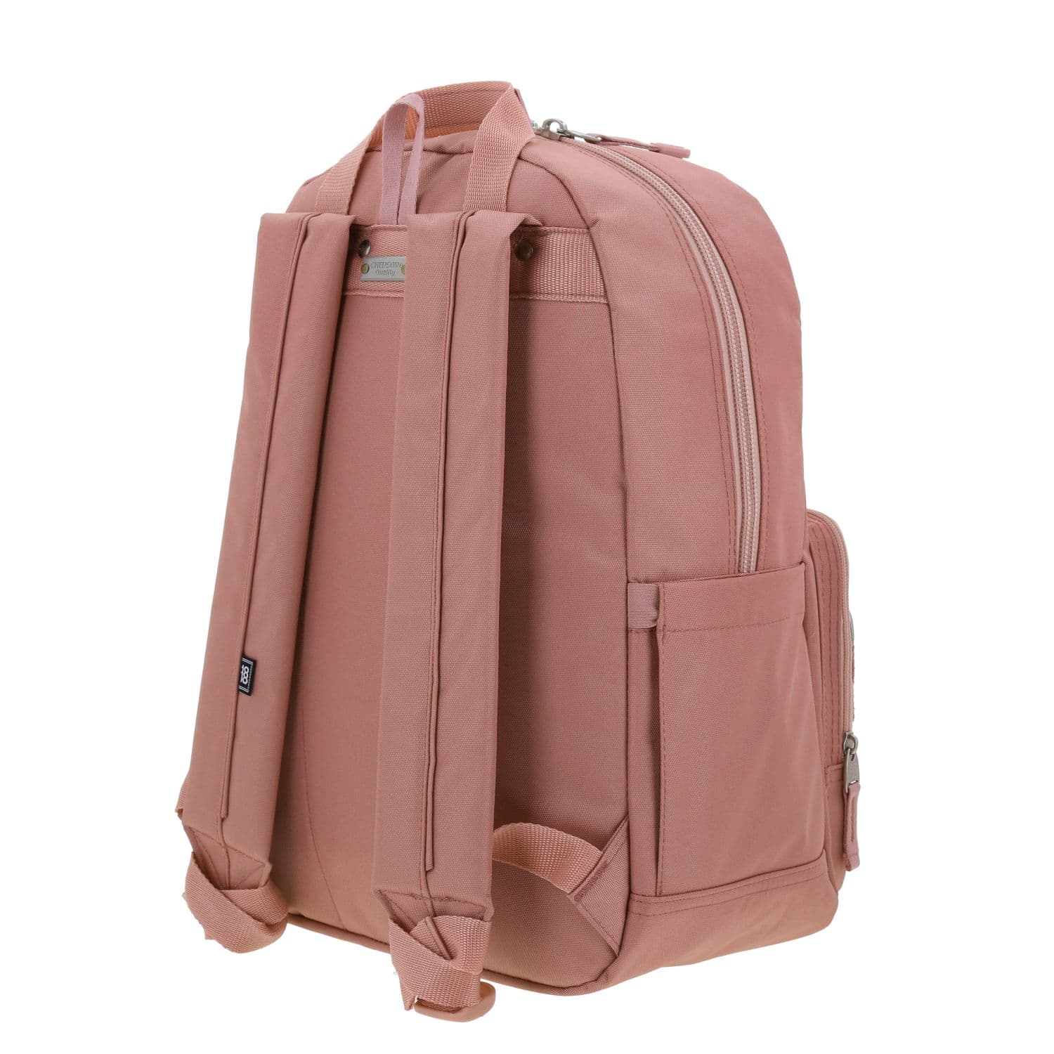 Mochila juvenil 1818 by Chenson café/oro rosa con amplio espacio y estilo 5