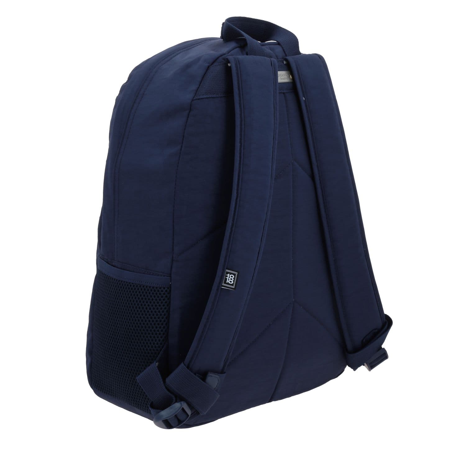 Mochila escolar juvenil 1818 by Chenson azul marino con múltiples compartimentos 3