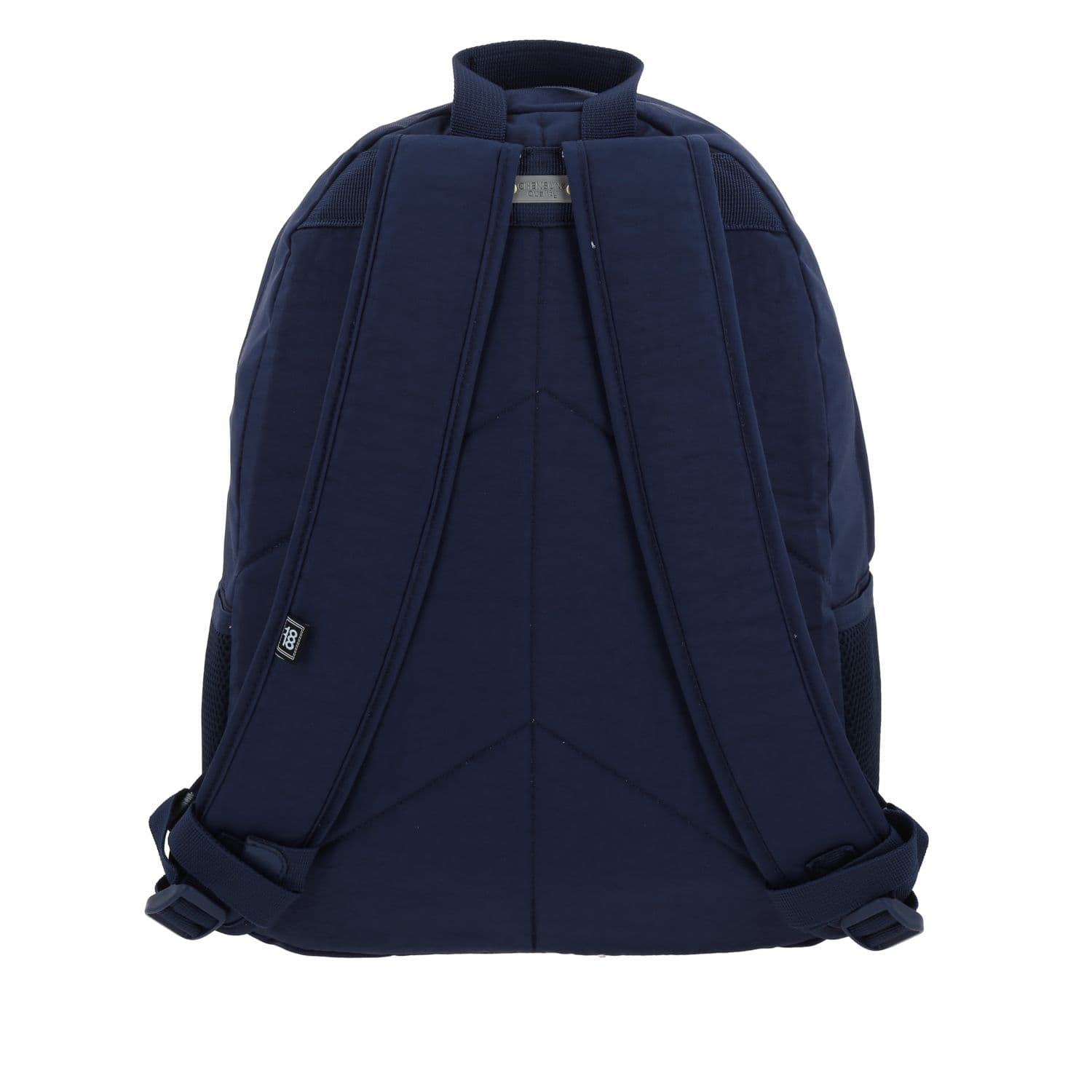 Mochila escolar juvenil 1818 by Chenson azul marino con múltiples compartimentos 4