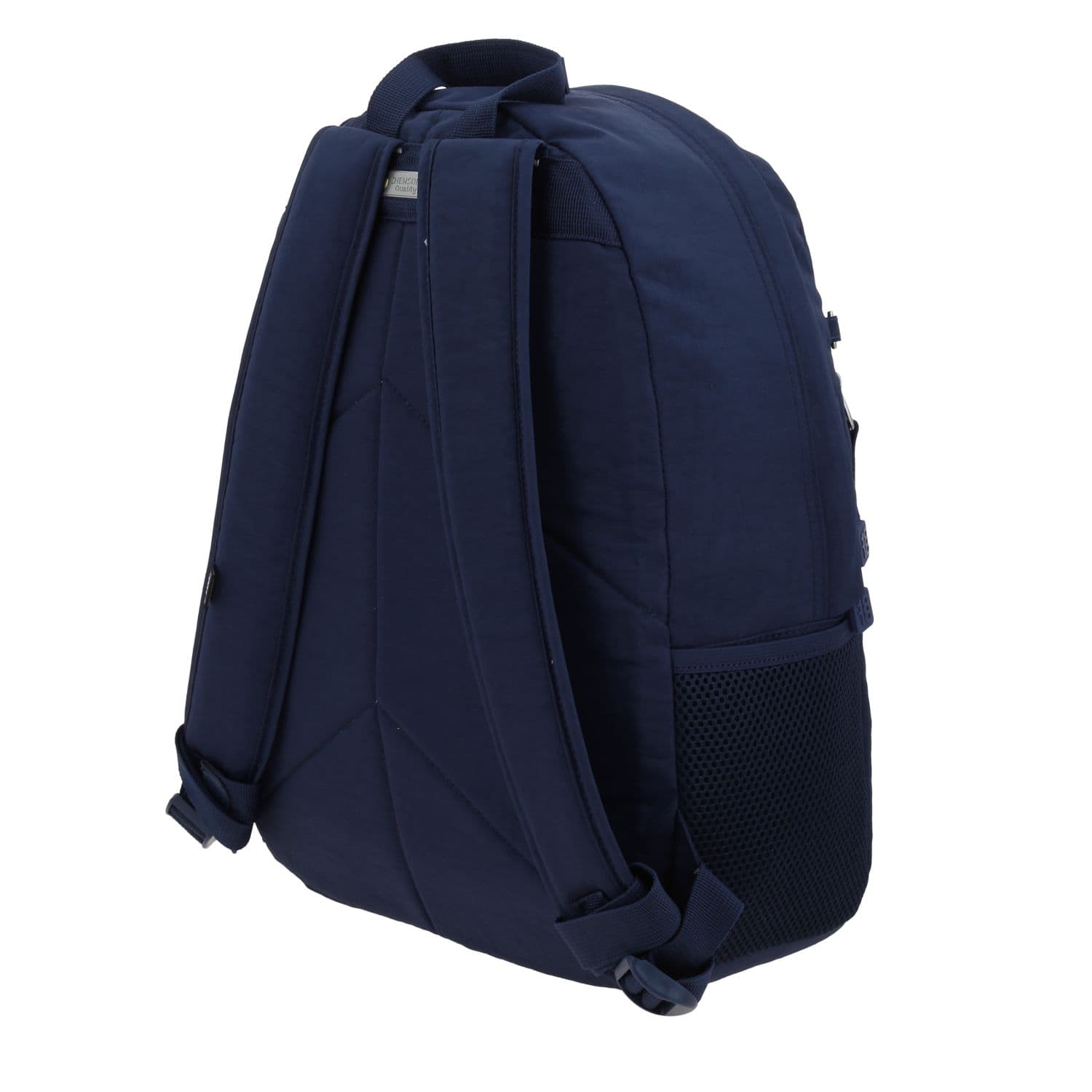 Mochila escolar juvenil 1818 by Chenson azul marino con múltiples compartimentos 5