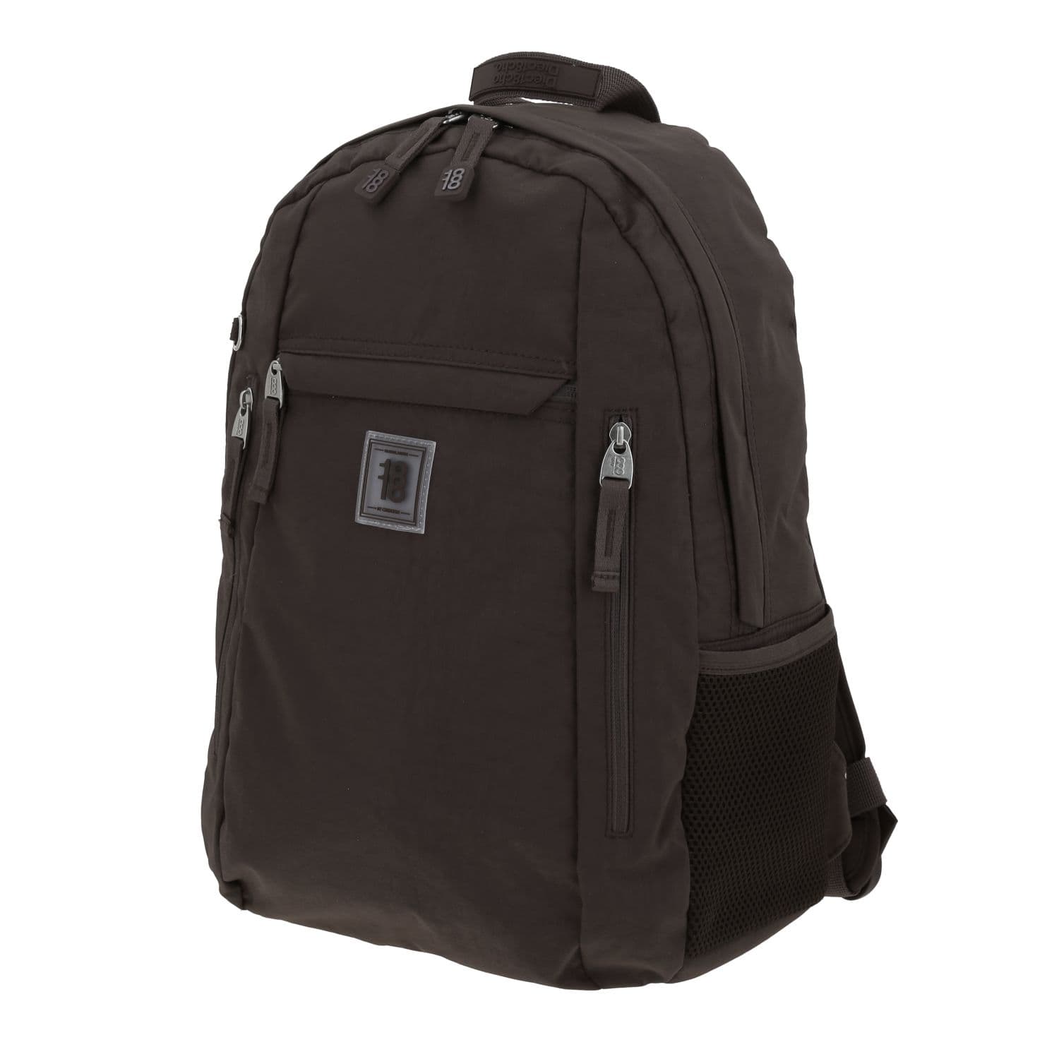 Mochila escolar juvenil 1818 by Chenson color café con amplios compartimentos 2