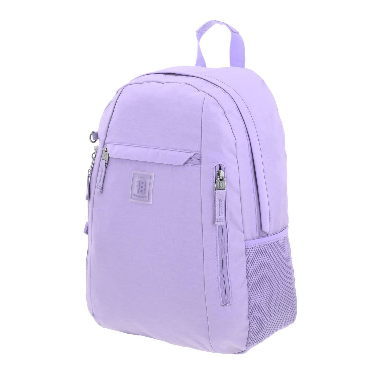 Mochila escolar juvenil 1818 by Chenson violeta con múltiples compartimentos 2