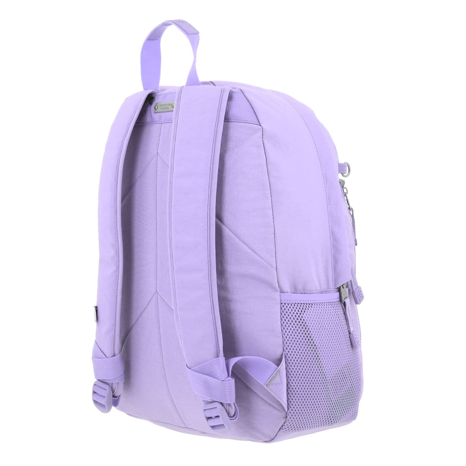 Mochila escolar juvenil 1818 by Chenson violeta con múltiples compartimentos 5