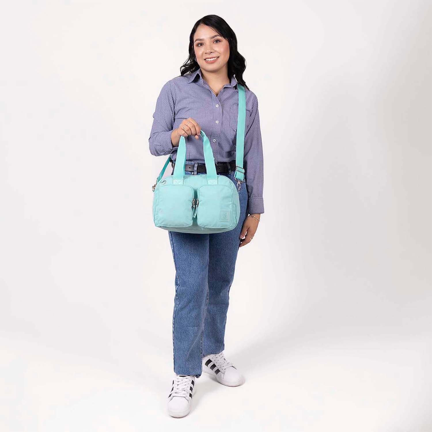 Bolsa de Mano para Dama 1818 by Chenson Turquesa - Estilo y Funcionalidad - vista 2