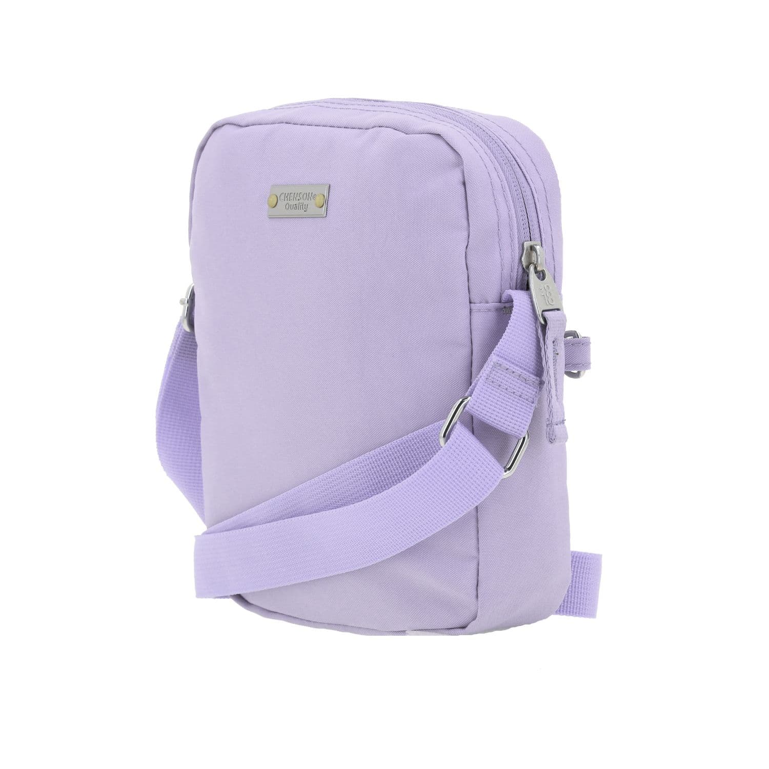 Bolsa de Lado juvenil 1818 by Chenson Violeta con múltiples bolsillos 5
