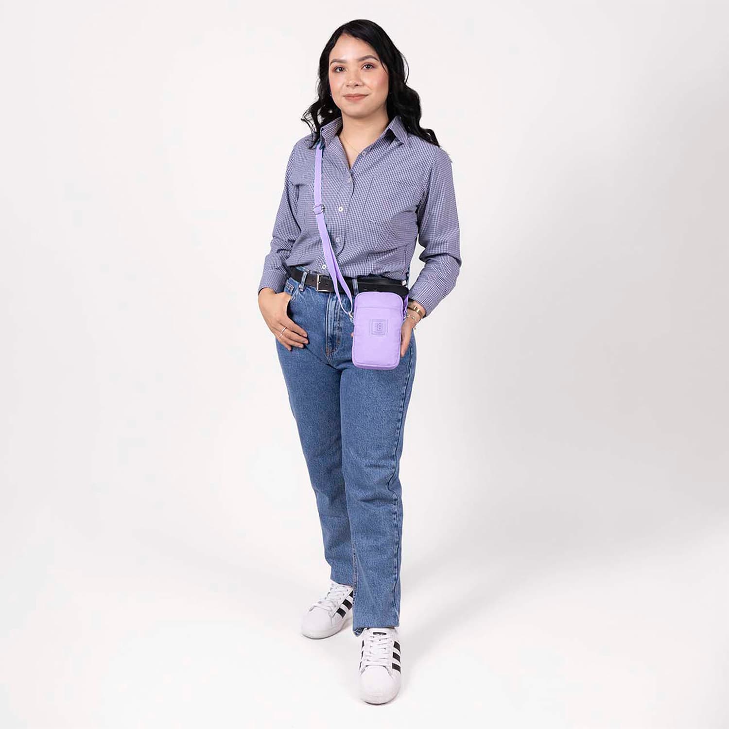 Bolsa de lado juvenil 1818 by Chenson Violeta con amplio compartimento - vista 2