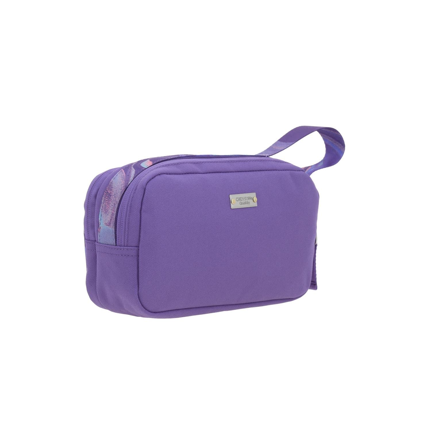 Lapicera escolar 1818 by Chenson color violeta con doble bolsillo 3