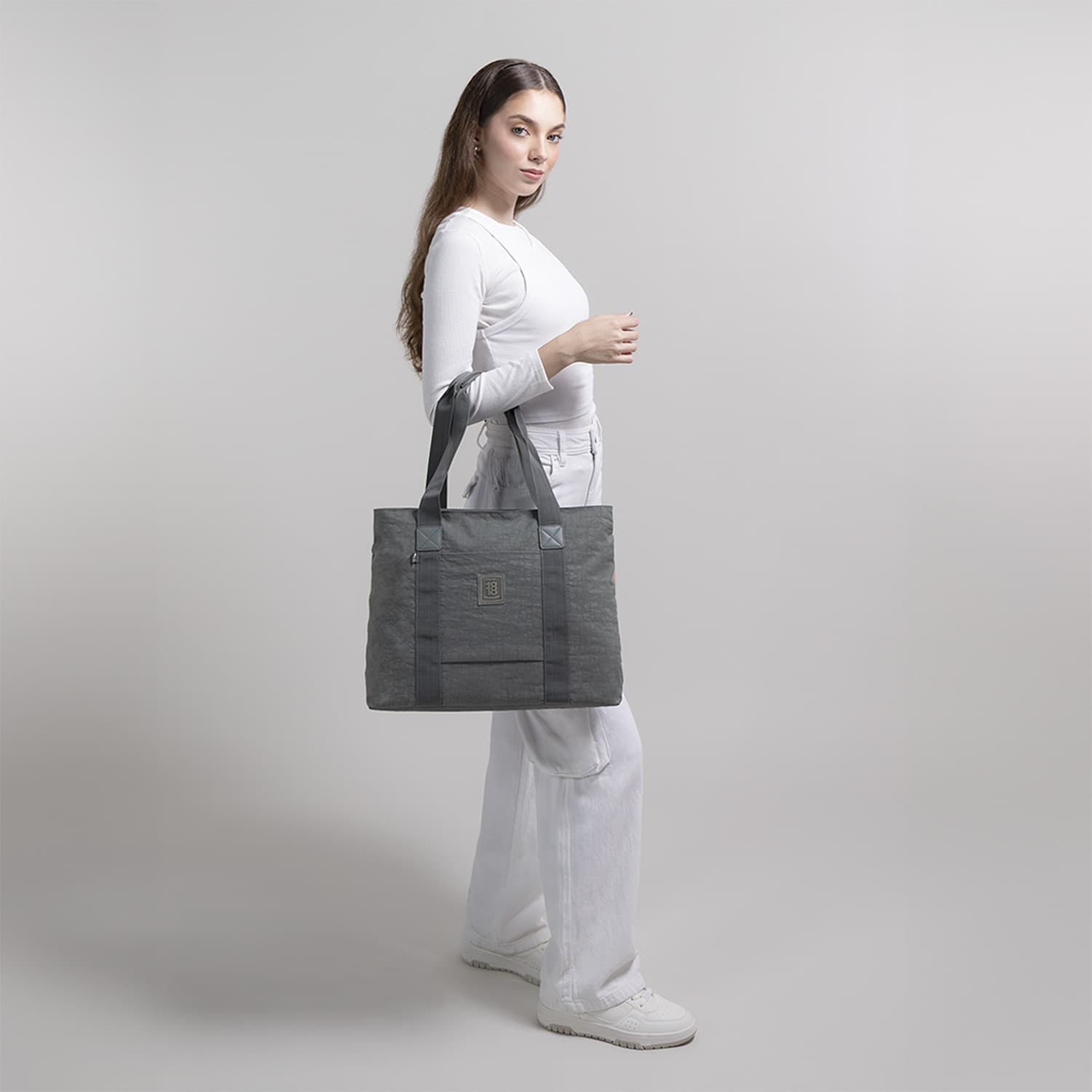 Bolsa grande para dama 1818 by Chenson verde seco, perfecta para el día a día - vista 2