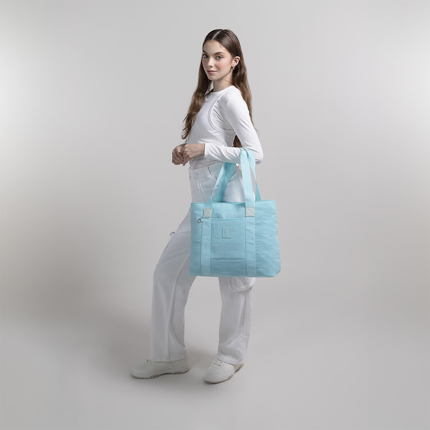 Bolsa grande para dama 1818 by Chenson Turquesa - Estilo y funcionalidad - vista 2