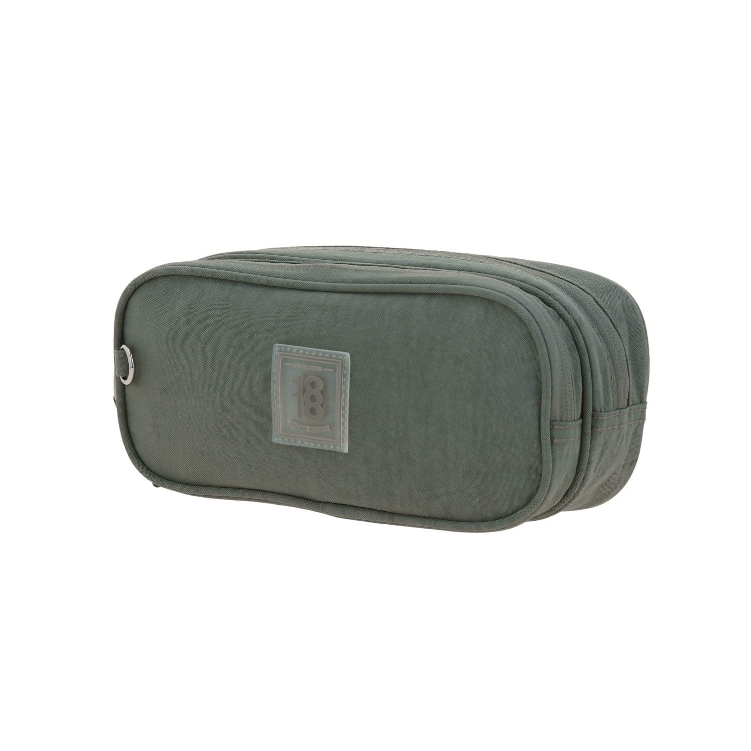 Lapicera escolar 1818 by Chenson en verde seco | Doble compartimento 2