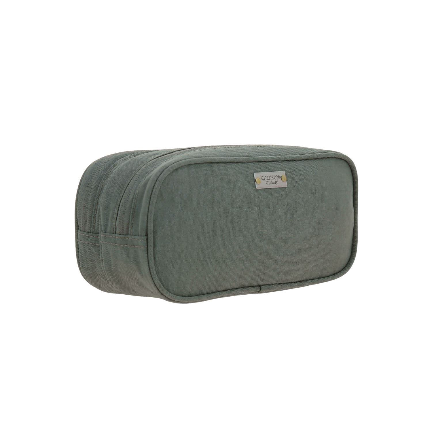 Lapicera escolar 1818 by Chenson en verde seco | Doble compartimento 3