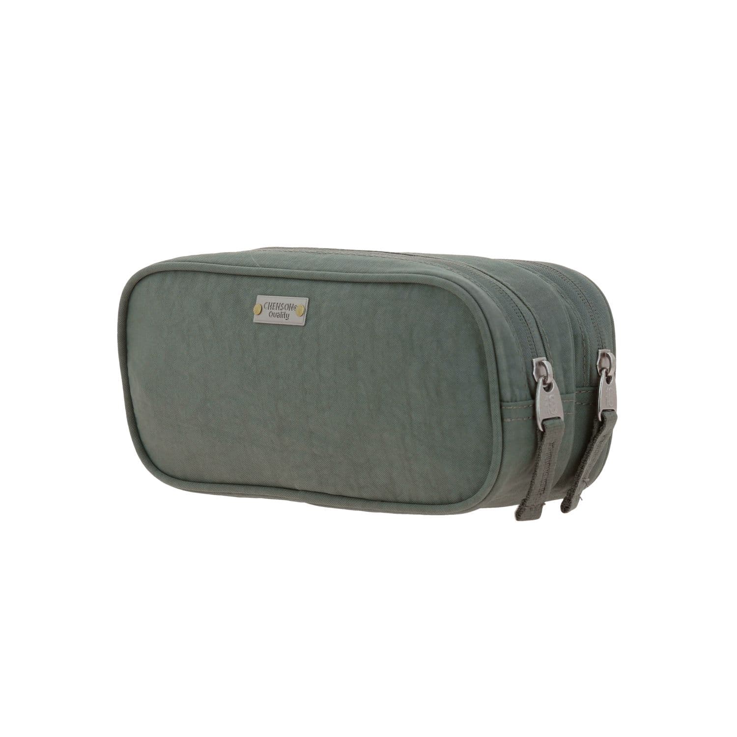 Lapicera escolar 1818 by Chenson en verde seco | Doble compartimento 5