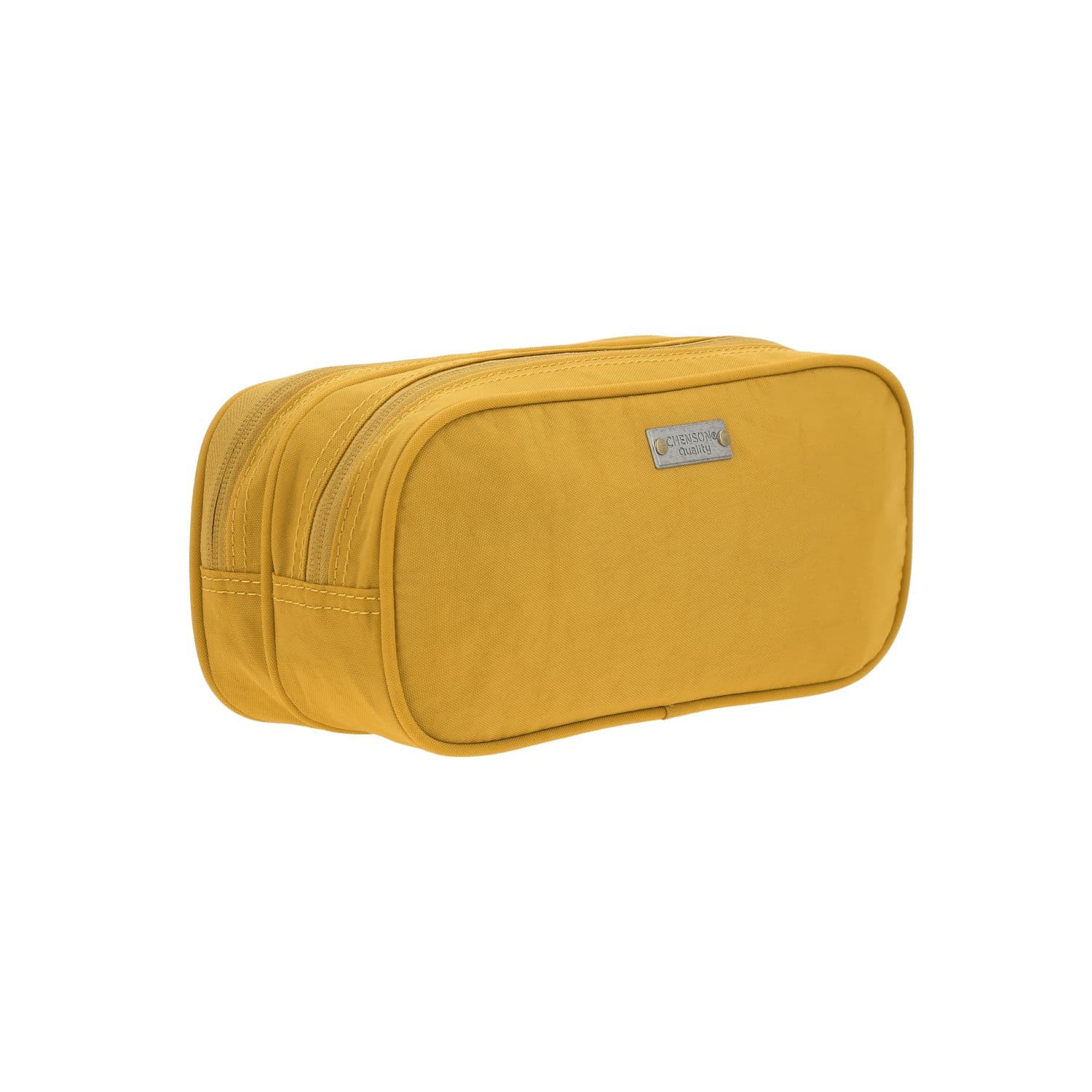 Lapicera escolar 1818 by Chenson color Amarillo con doble compartimento 3